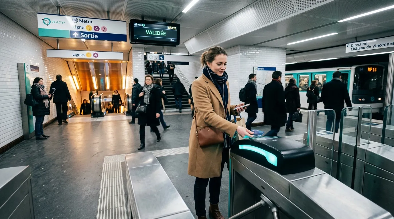 Mobilité urbaine : paiement par carte bancaire en Île-de-France