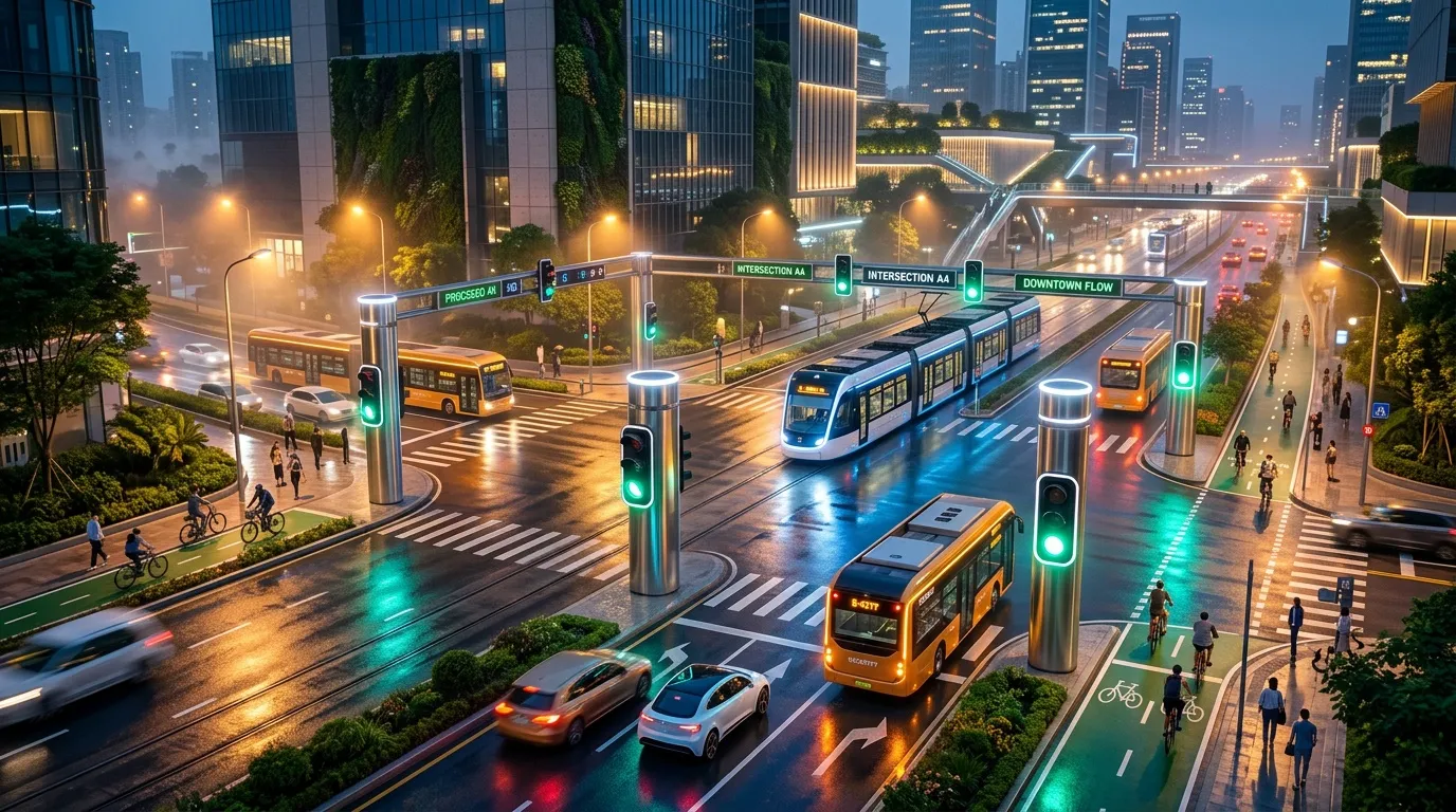Mobilité urbaine : feux prioritaires pour les villes