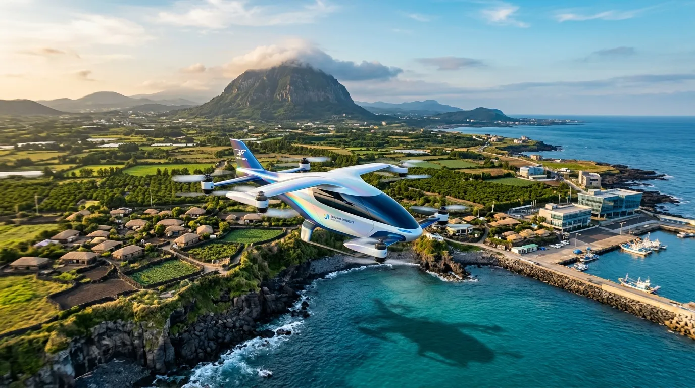 Corée du Sud : mobilité aérienne urbaine à Jeju