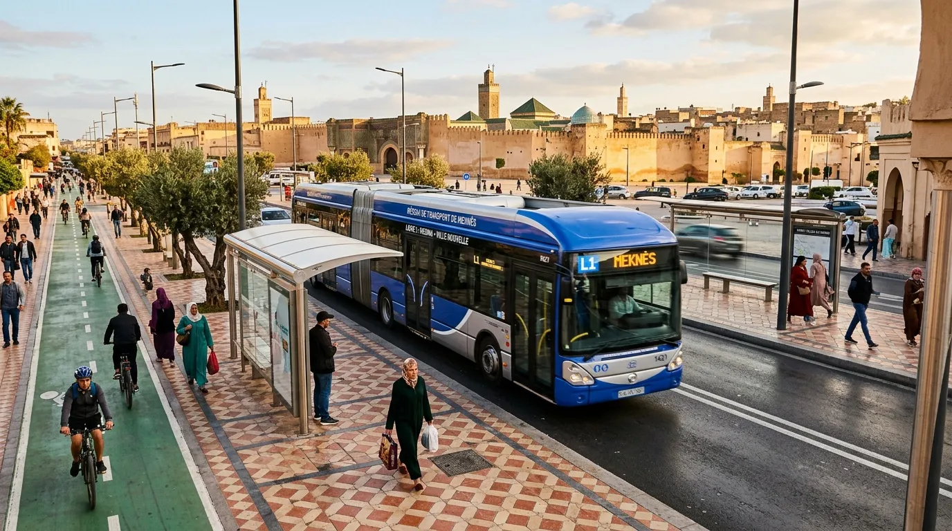 Meknès refonte réseau bus : mobilité urbaine révolutionnée